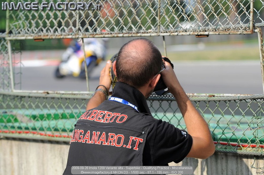 2009-09-26 Imola 1209 Variante alta - Superbike - Qualifyng Practice - Miscellaneous